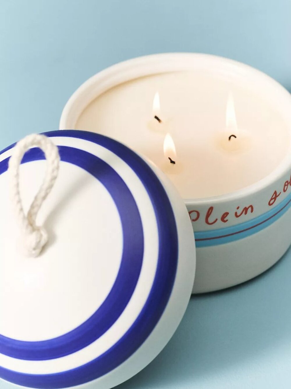 Floral Hibiscus Tide Beach Buoy Candle